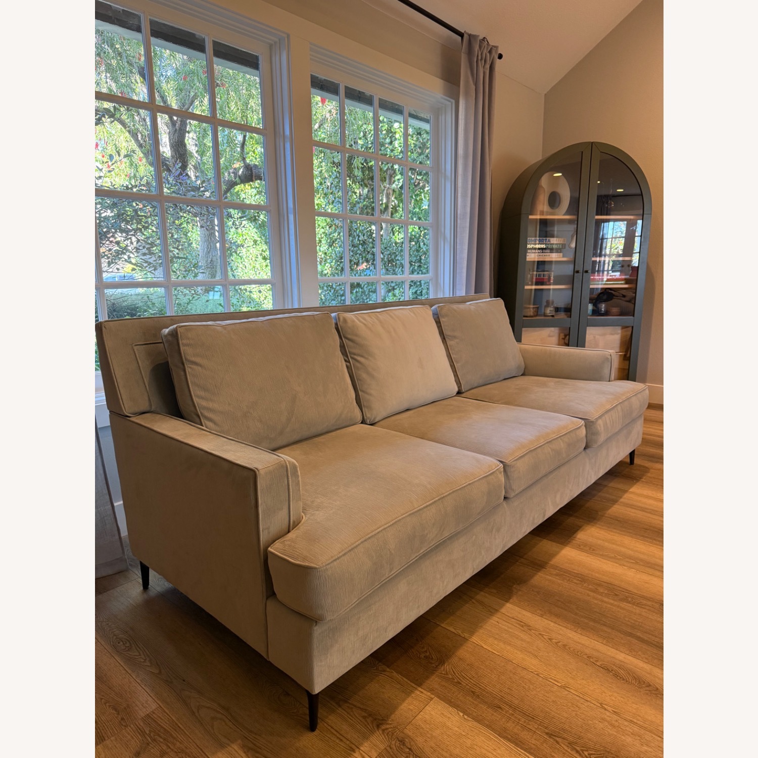 Living Spaces Blue 3+ Seater Sofa - image-2