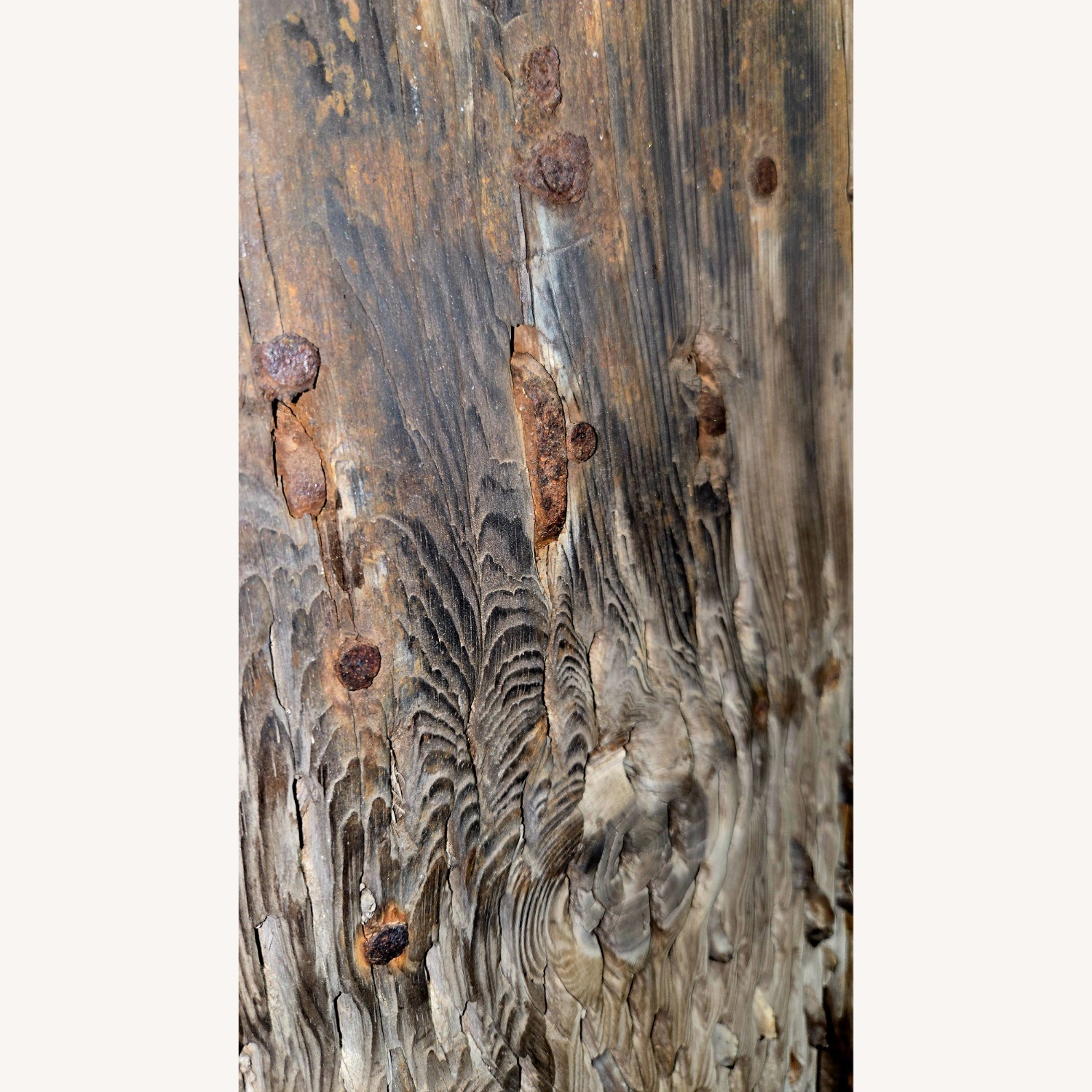 Natural Wood Threshing Sled Décor - image-3