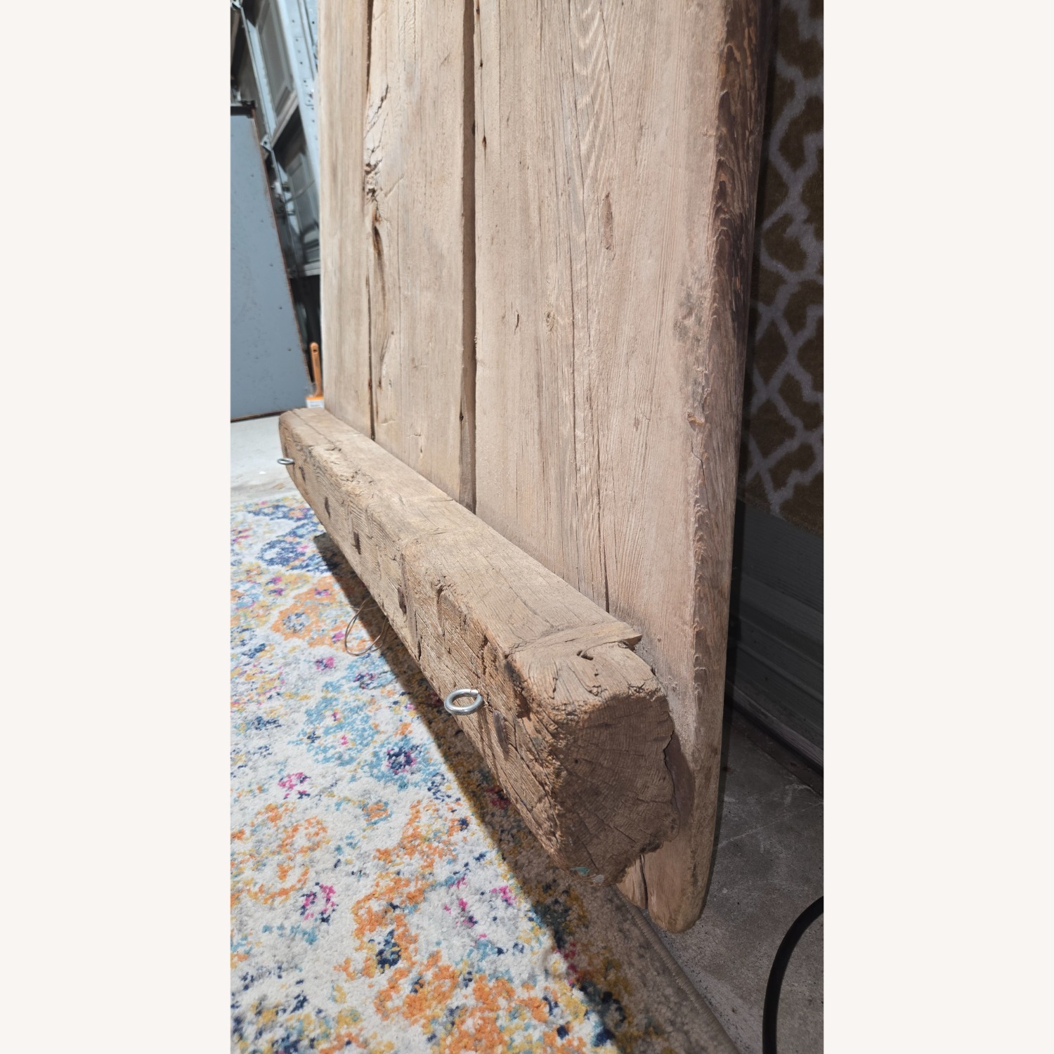 Natural Wood Threshing Sled Décor - image-8