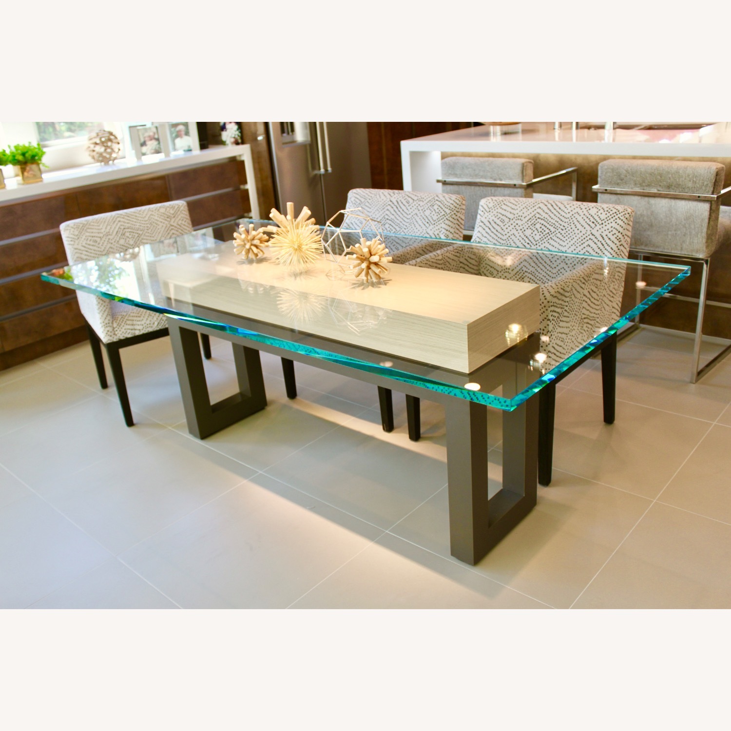 Natural Glass Dining Table - image-3