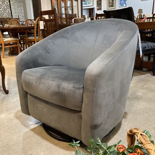 Used Million Dollar Baby Madison Swivel Glider Chair for sale on AptDeco