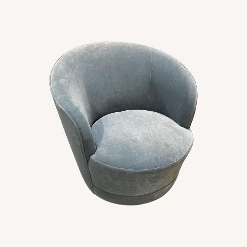 Used Crate & Barrel Custom Infiniti Swivel Chair for sale on AptDeco