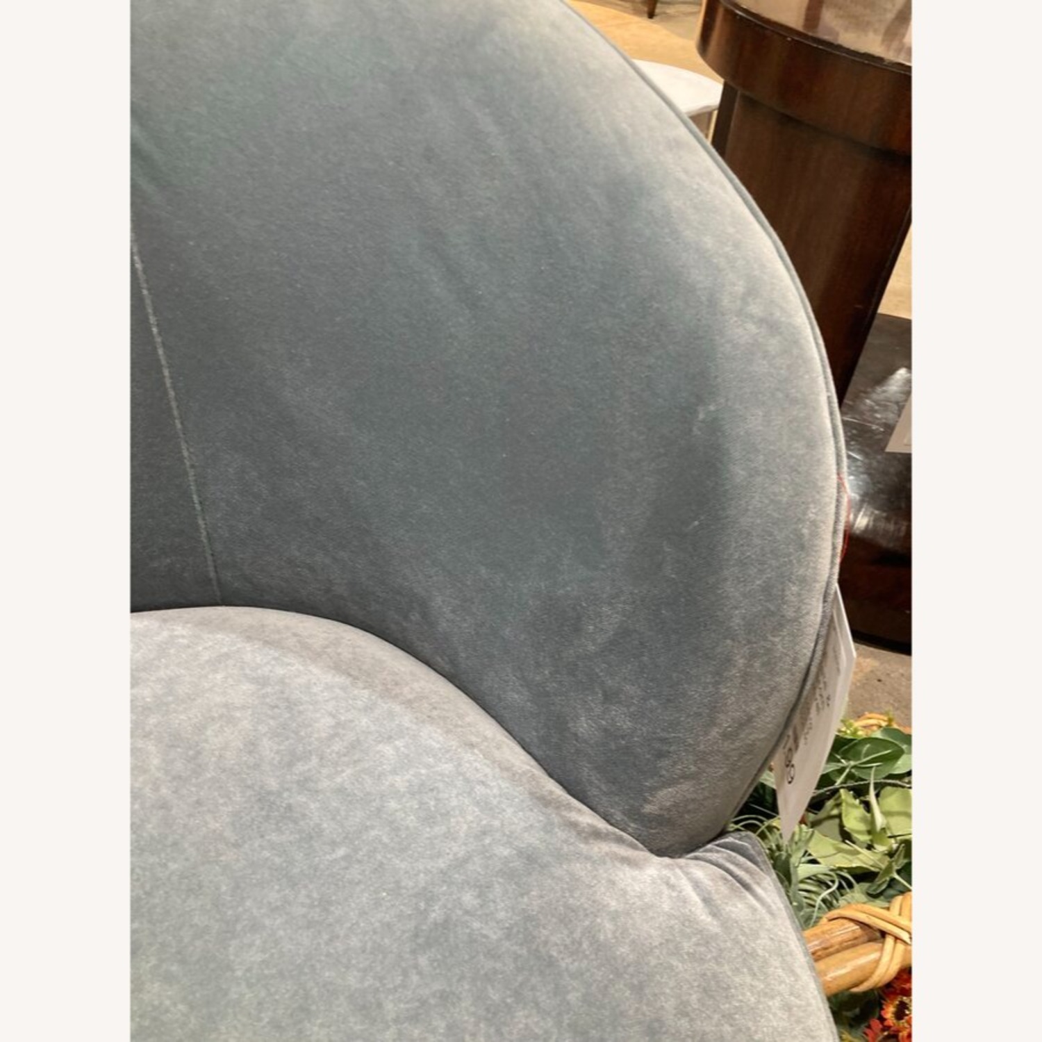 Crate & Barrel Custom Infiniti Swivel Chair - image-6