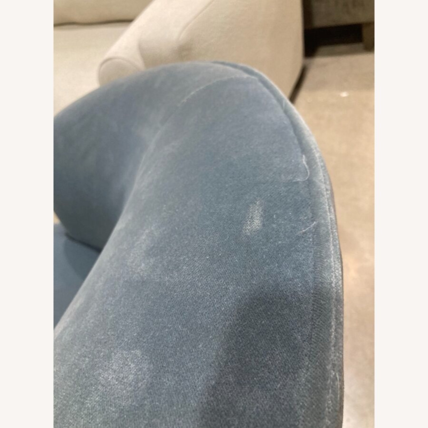 Crate & Barrel Custom Infiniti Swivel Chair - image-8