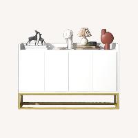 Amazon Runna White Wood Sideboard