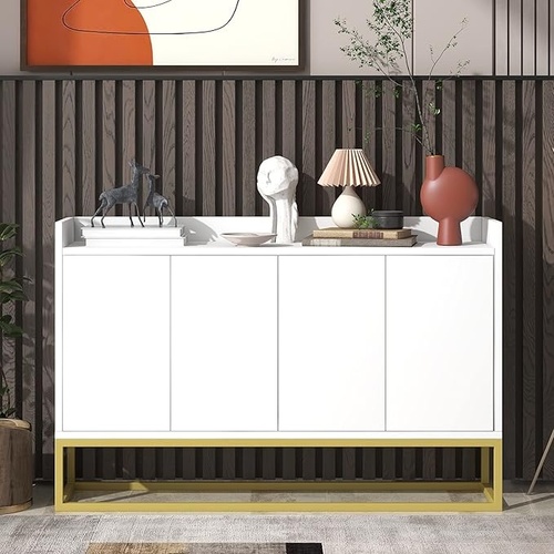 Used Amazon Runna White Wood Sideboard for sale on AptDeco