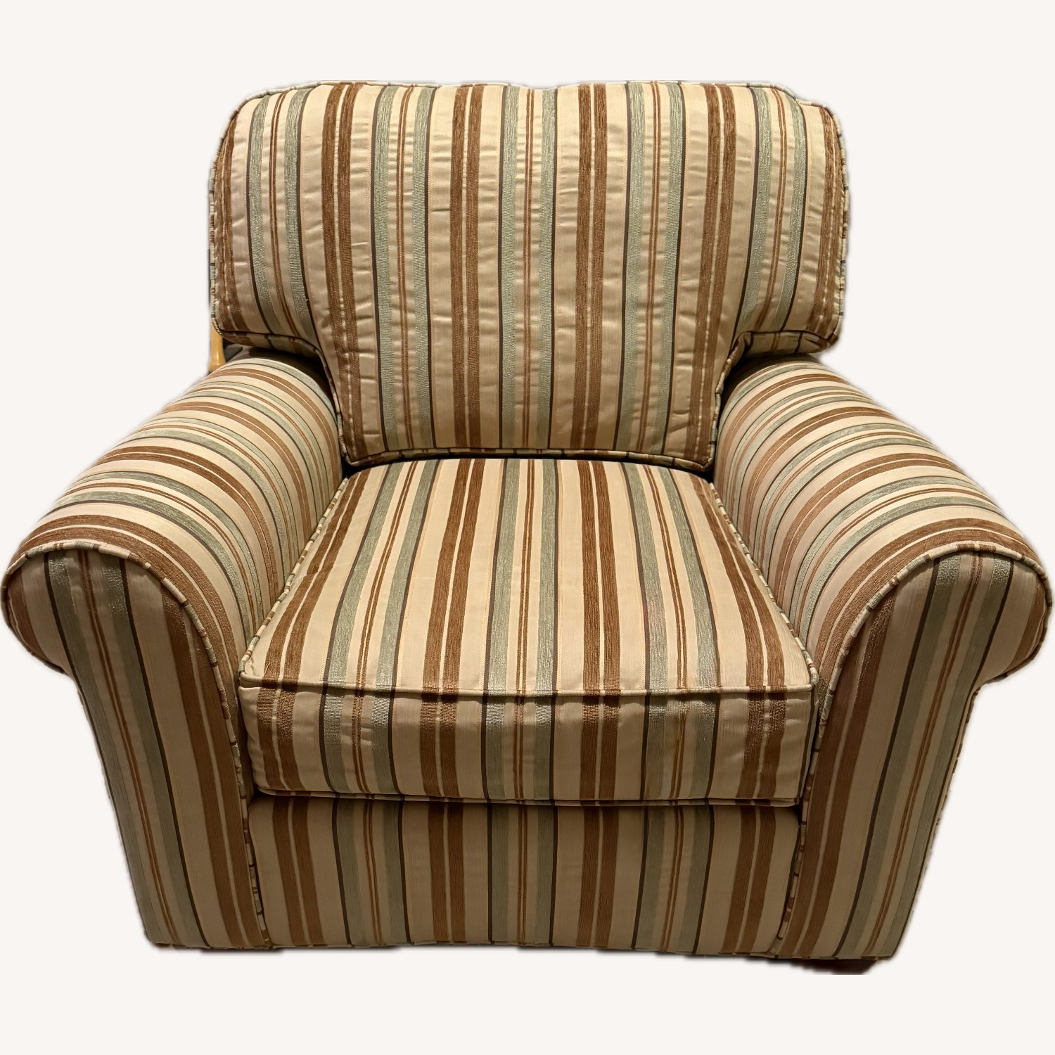 Neutral Fabric Armchair - image-4