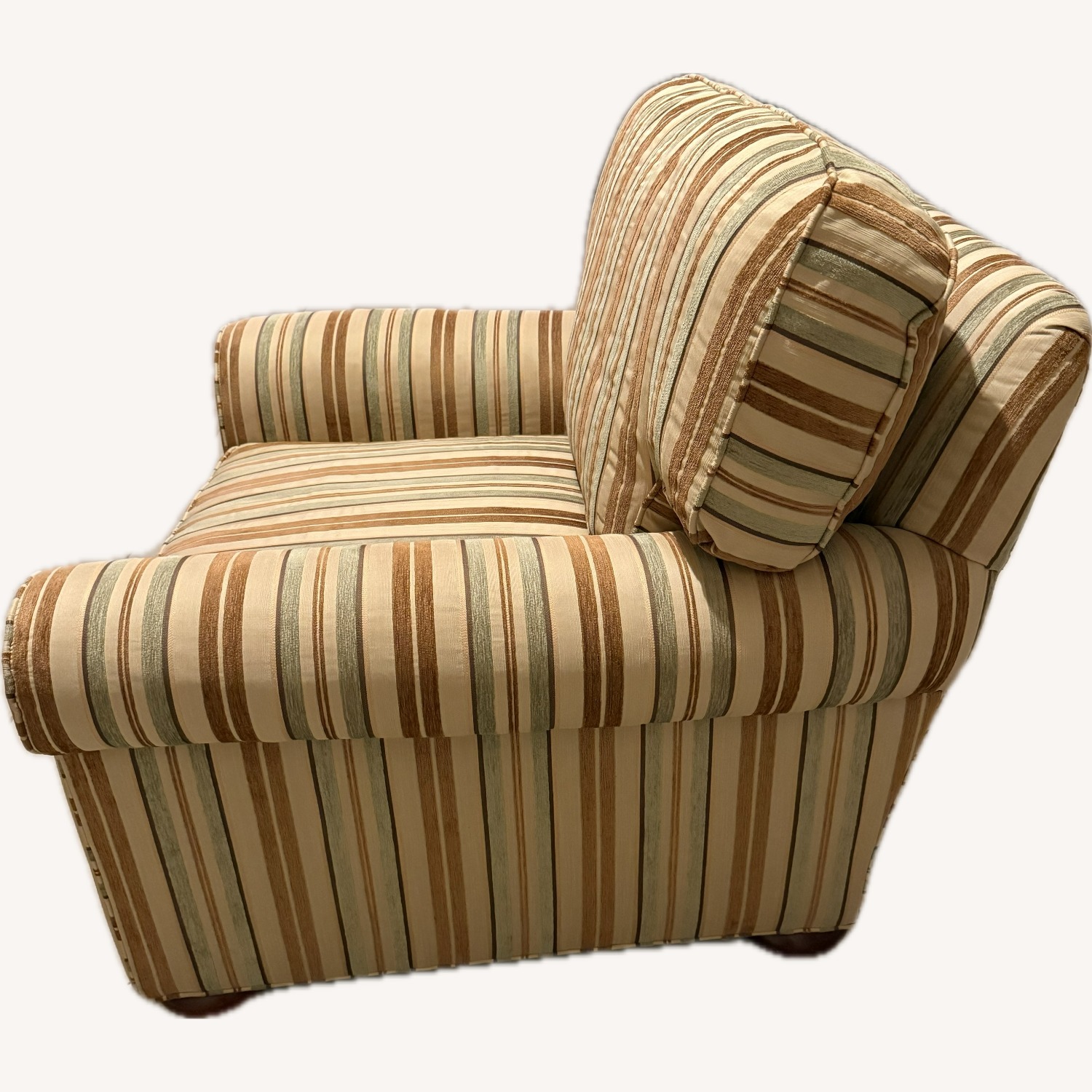 Neutral Fabric Armchair - image-2