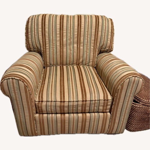 Used Neutral Fabric Armchair for sale on AptDeco