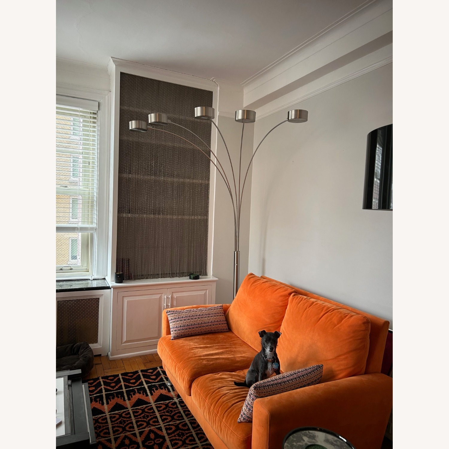 Alisson 88'' Brushed Nickel Tree Floor Lamp - image-1