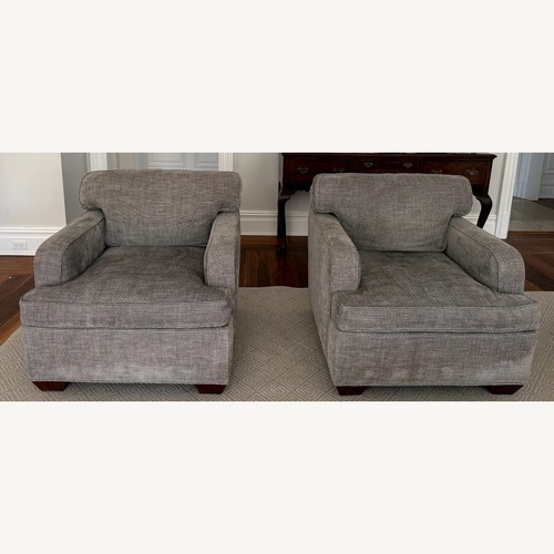 Used Charles Stewart Company Light Gray Armchair for sale on AptDeco