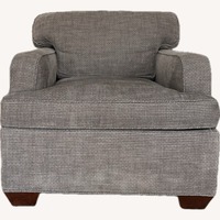 Charles Stewart Company Light Gray Armchair