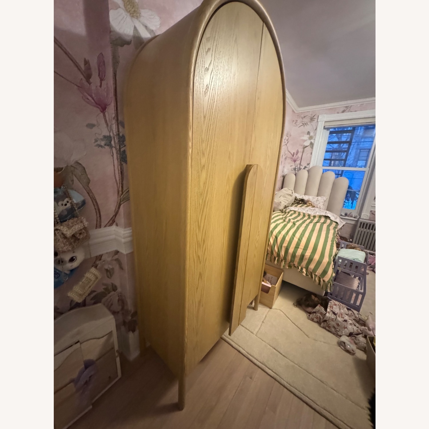 CB2 Leanne Ford Annie 38" Wood Armoire - image-3