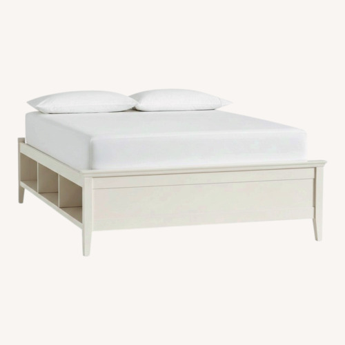 Used Pottery Barn Clara Storage Bed in Queen for sale on AptDeco