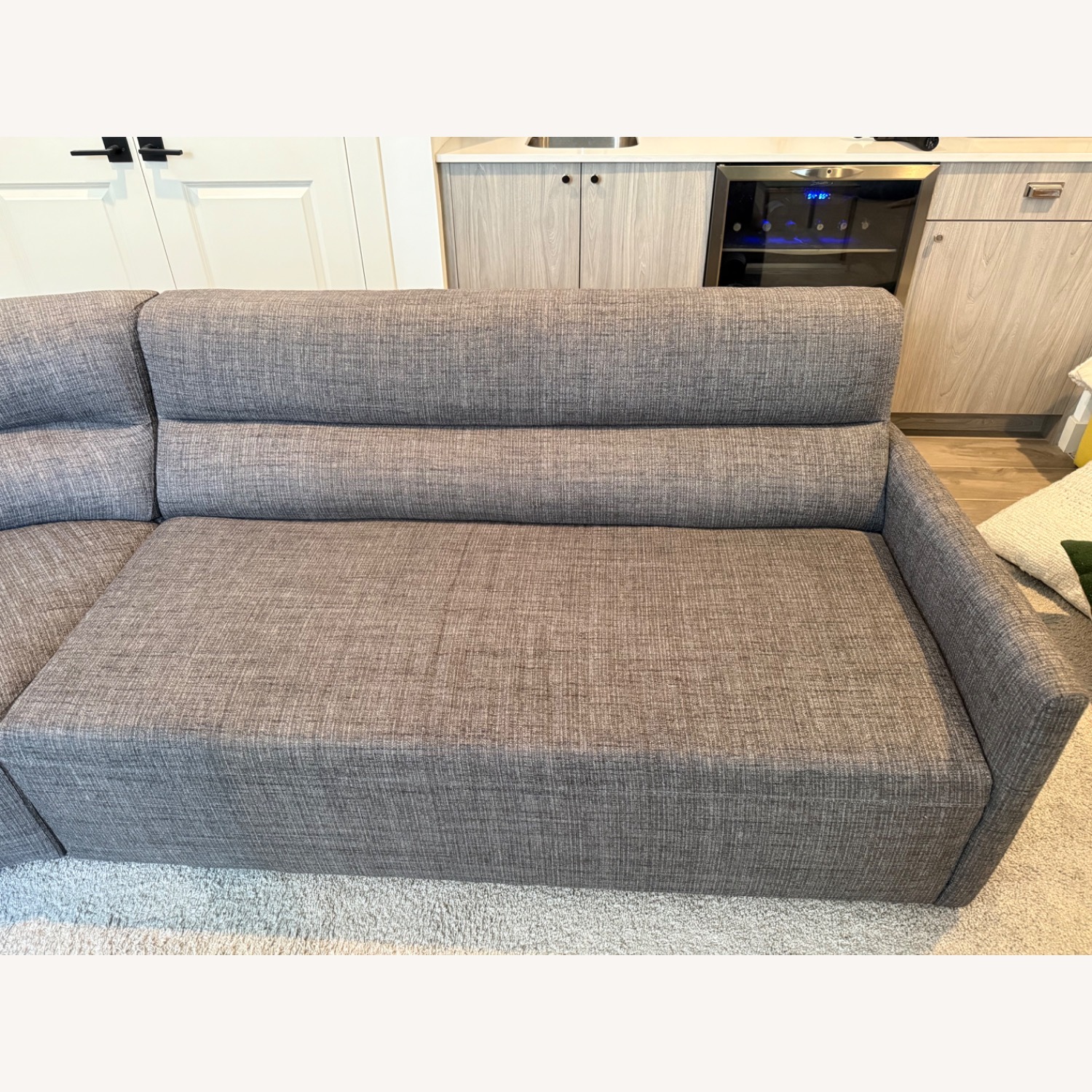 Crate & Barrel Sydney 3-piece Curved Sectional - image-5