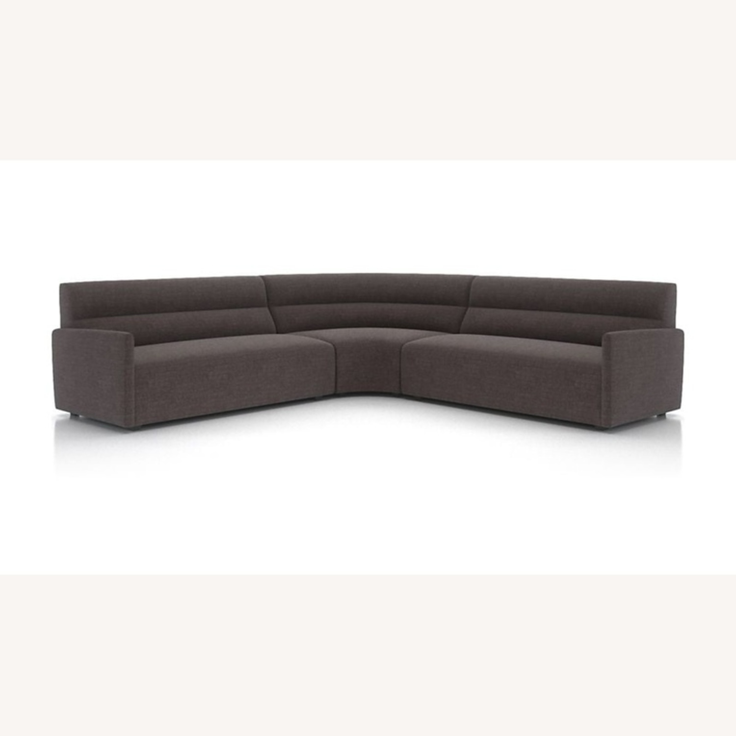 Crate & Barrel Sydney 3-piece Curved Sectional - image-0