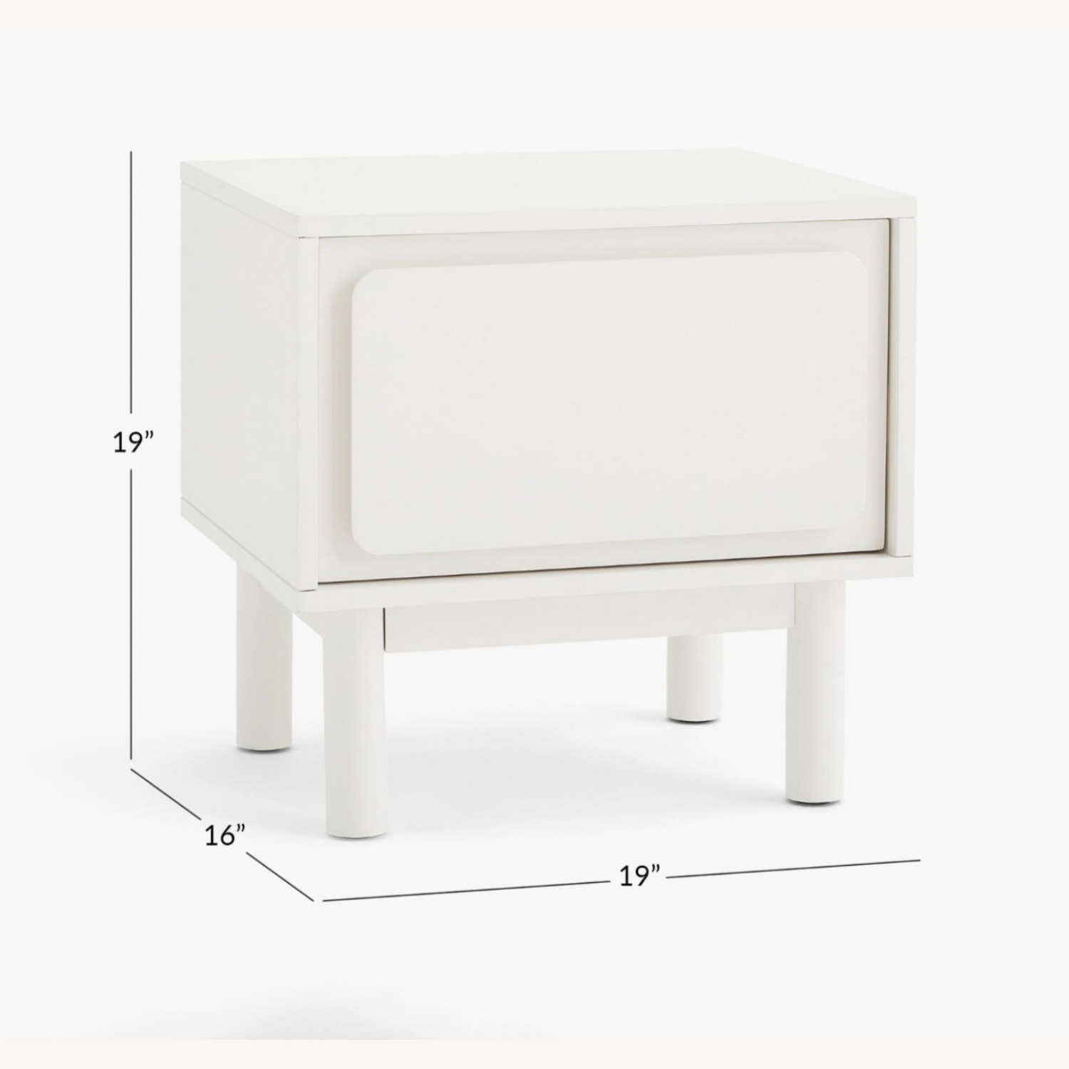 Pottery Barn White Wood Side Tables - image-10