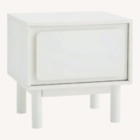 Pottery Barn White Wood Side Tables