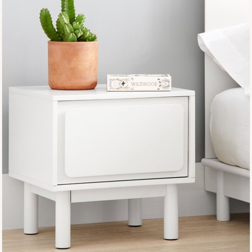 Used Pottery Barn White Wood Side Tables for sale on AptDeco