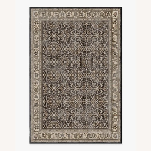 Used Ruggable Black Fabric Area Rug 9' x 12' for sale on AptDeco