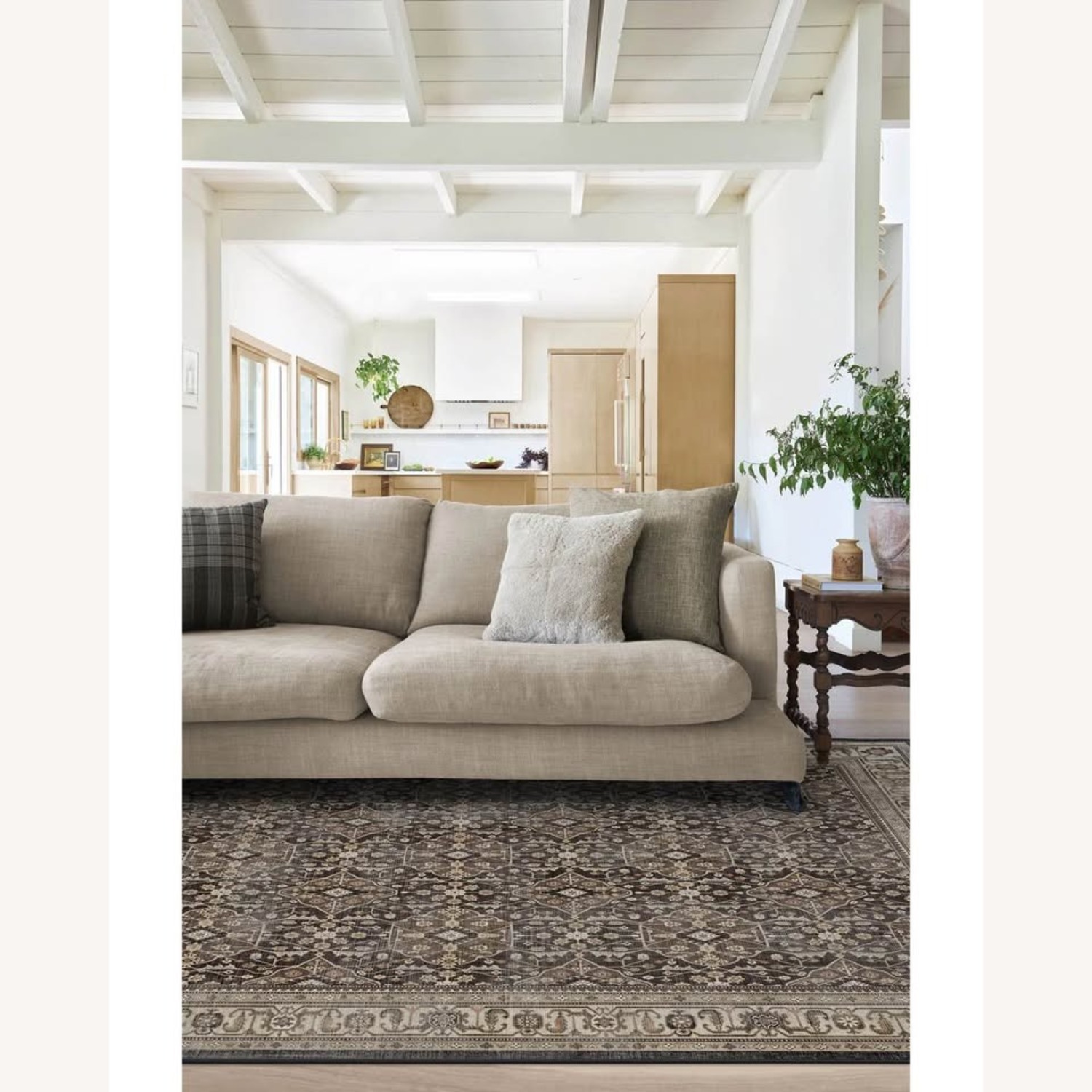 Ruggable Black Fabric Area Rug 9' x 12' - image-3