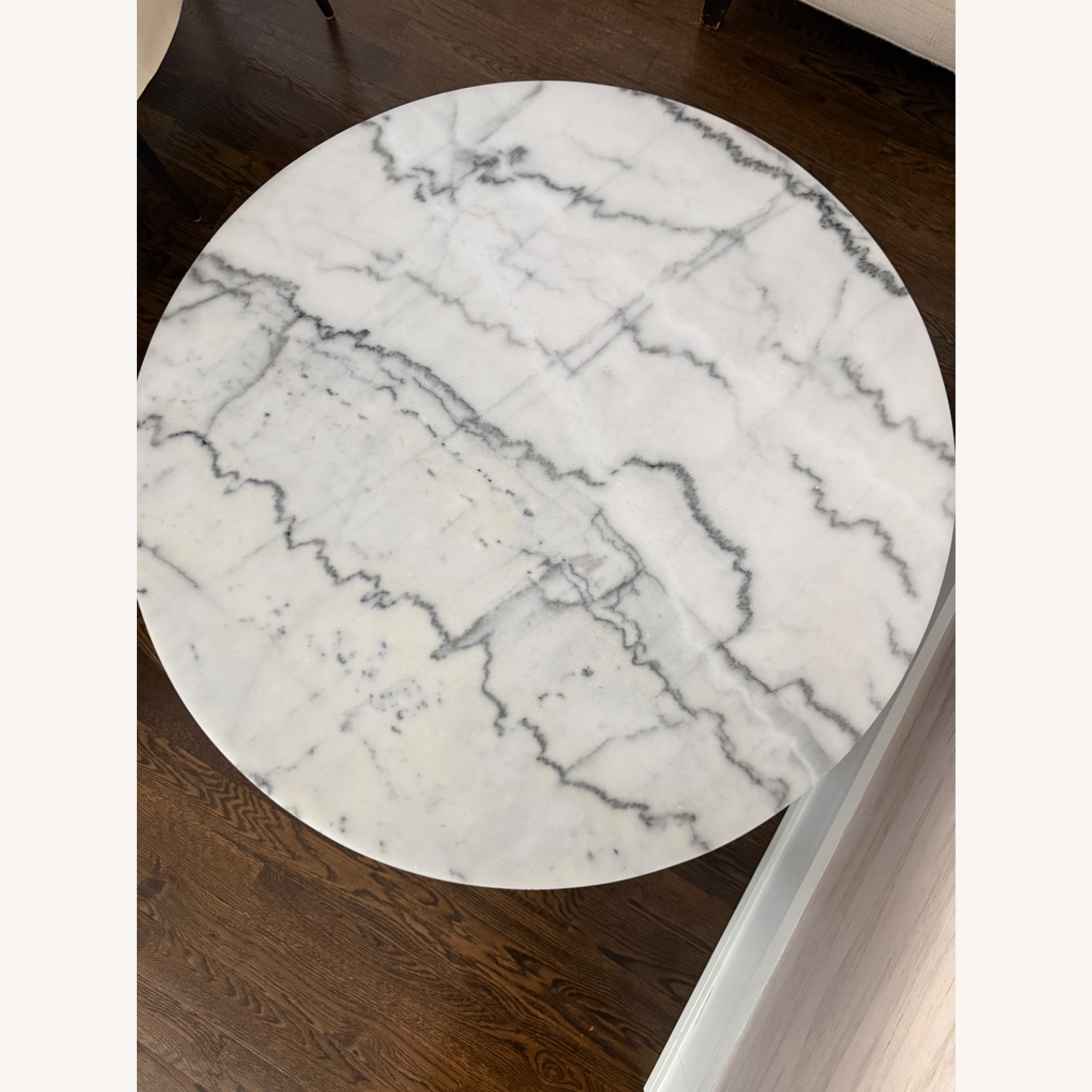 Dwell Studio White Marble Coffee Table - image-1