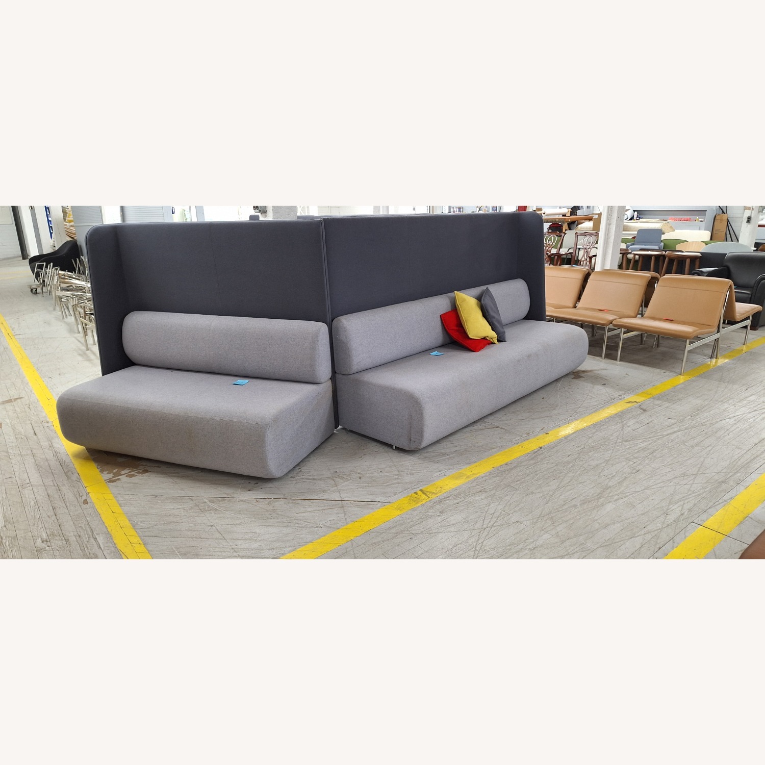 Bernhardt Design Light Gray 2 Piece Sectional - image-2