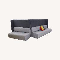Bernhardt Design Light Gray 2 Piece Sectional