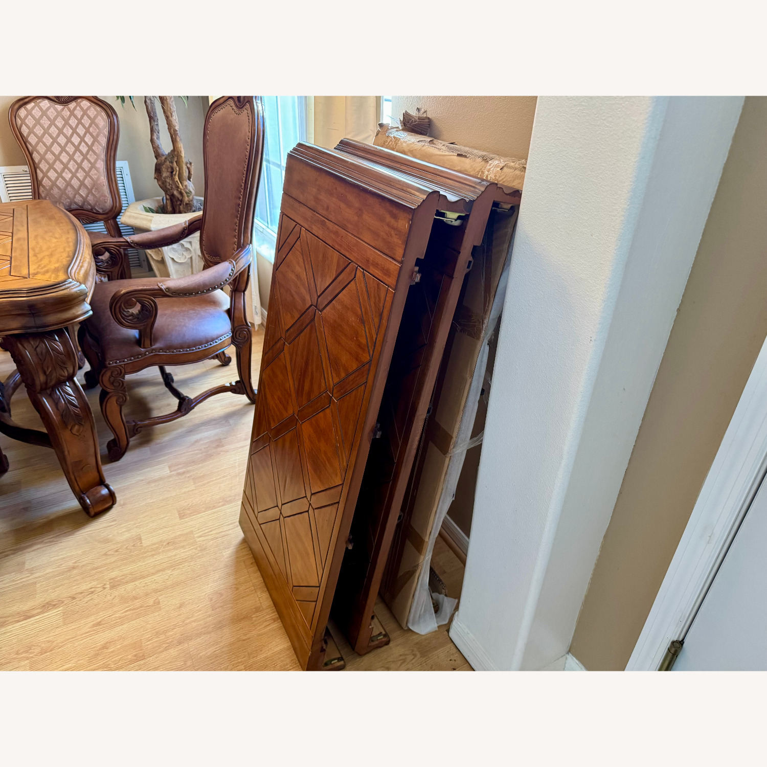 Dark Brown Wood Dining Sets - image-10