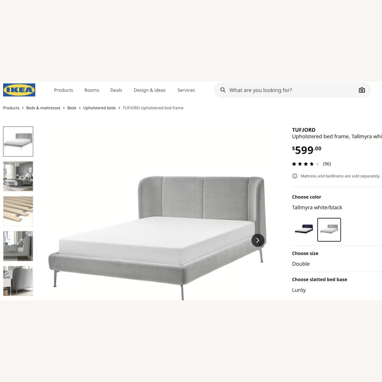 IKEA Tufjord Double Bed  - image-6