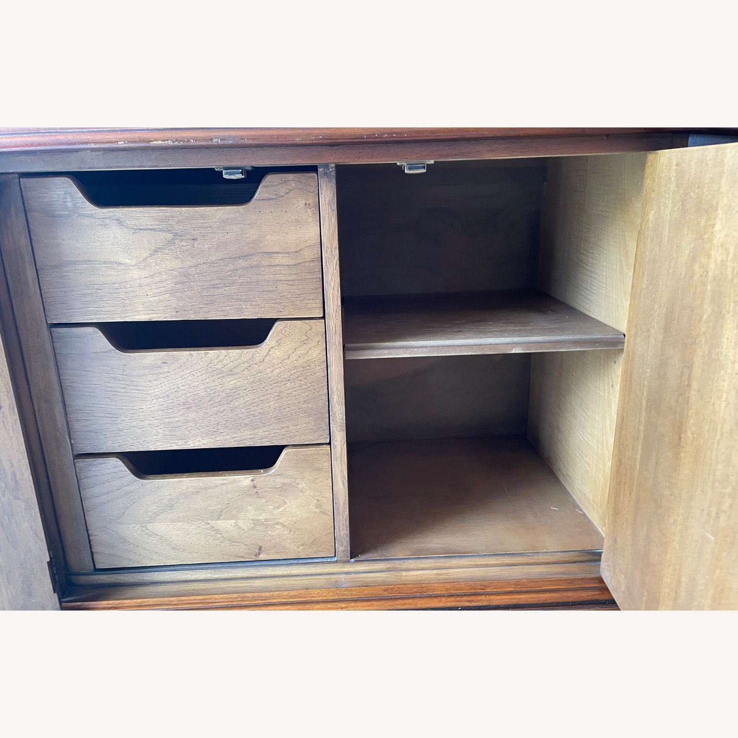 Drexel Mid-century Pecan Credenza   - image-19