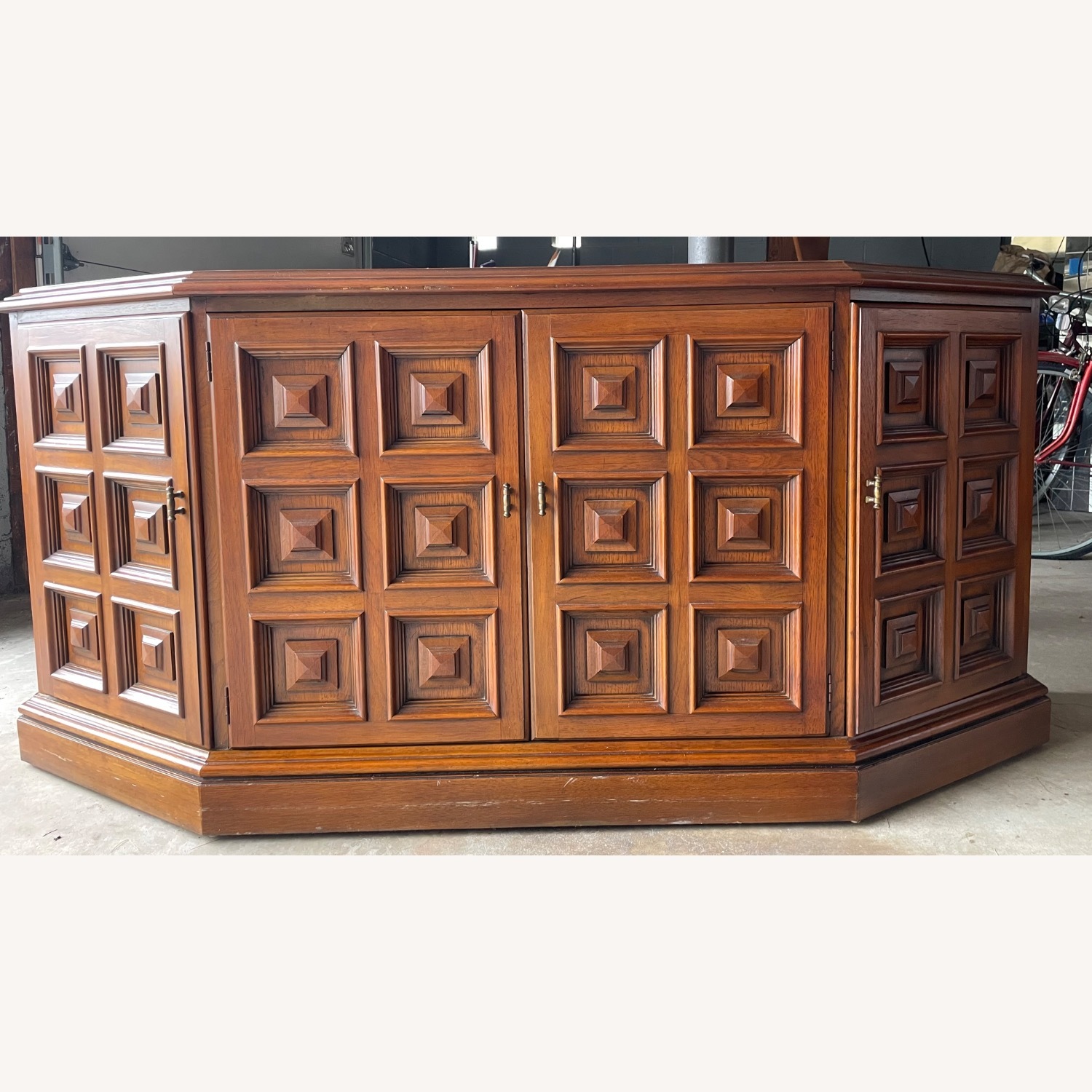 Drexel Mid-century Pecan Credenza   - image-18