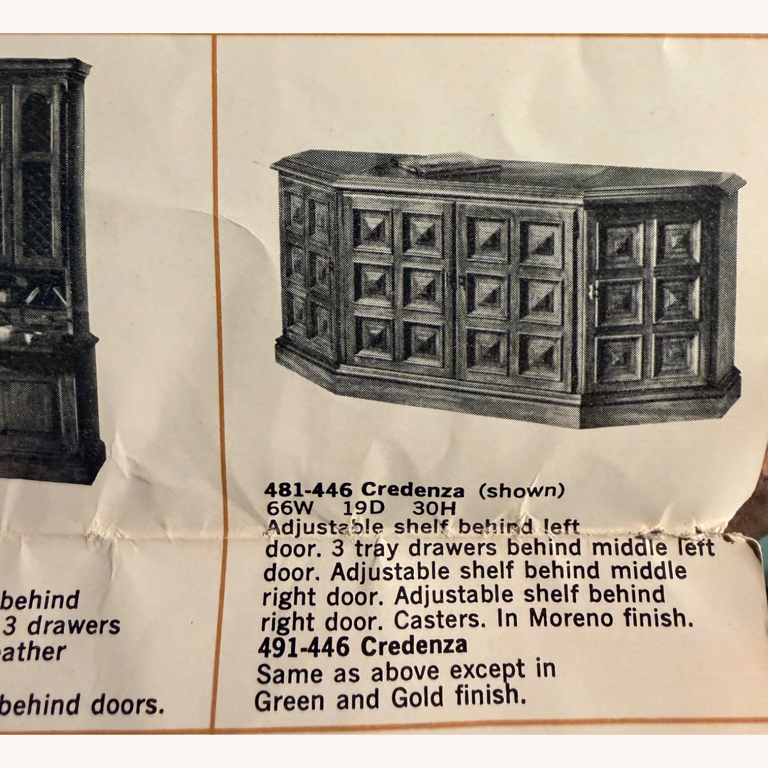Drexel Mid-century Pecan Credenza   - image-17