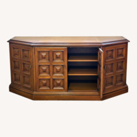 Drexel Mid-century Pecan Credenza