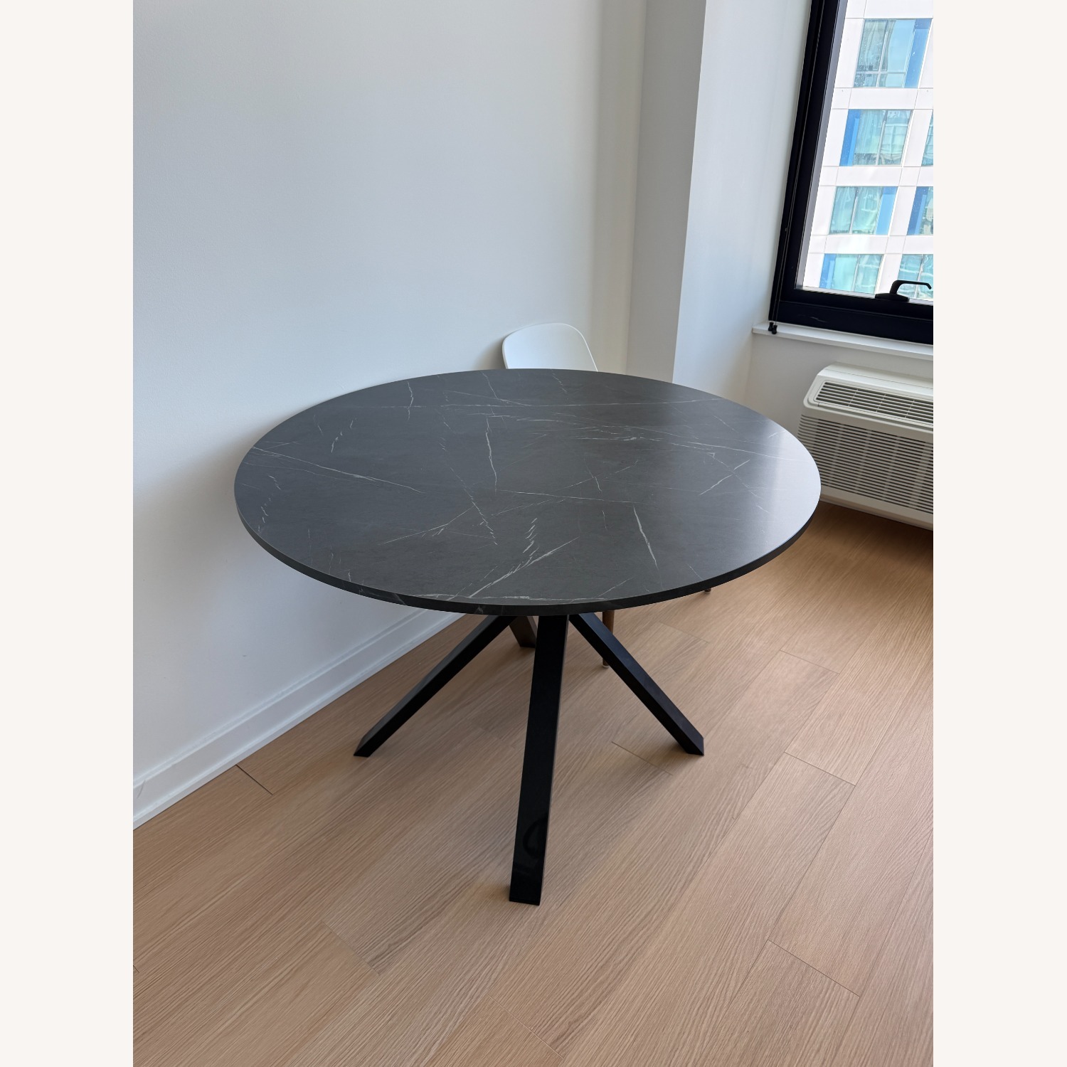IKEA Mariedamm Black Wood Dining Table - image-3