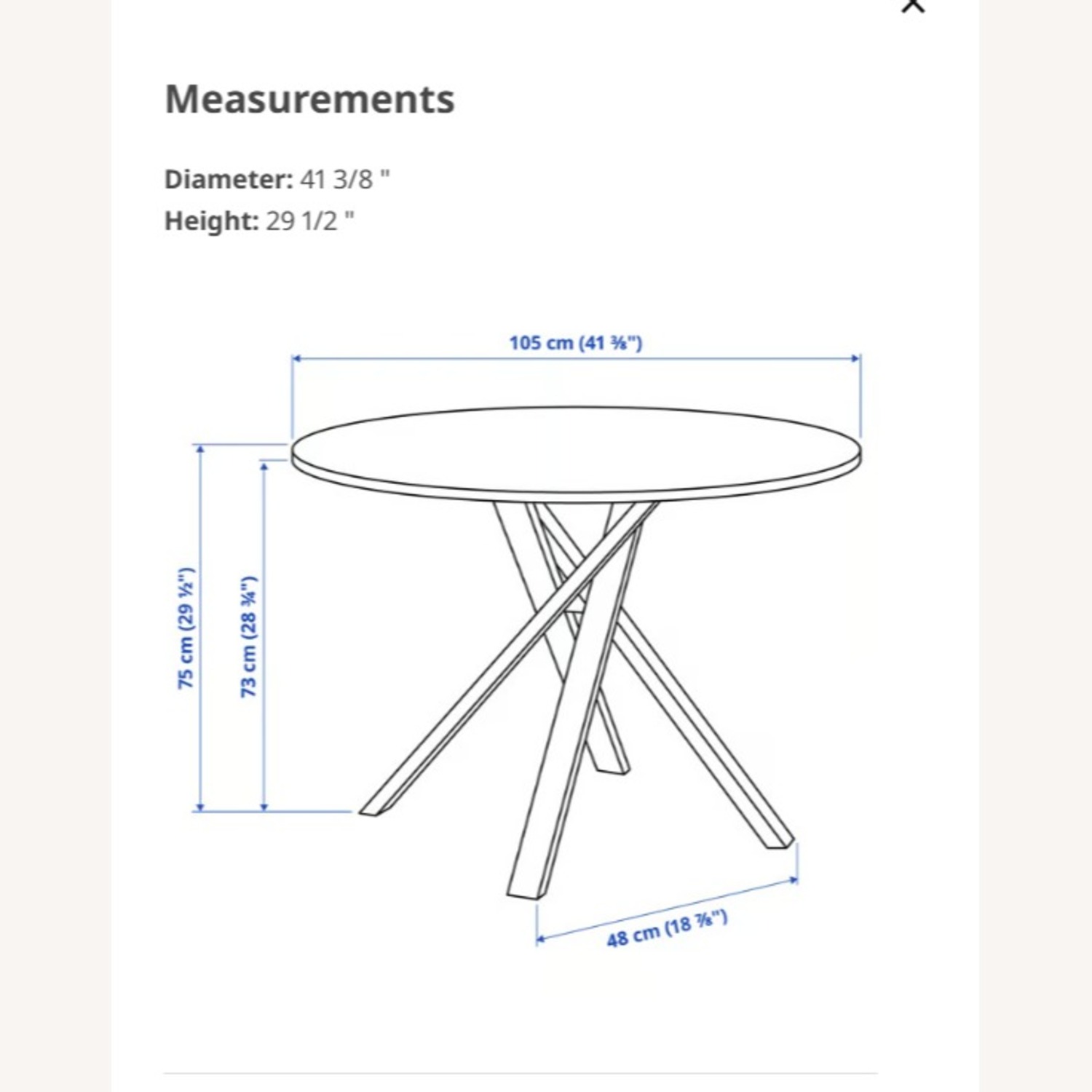 IKEA Mariedamm Black Wood Dining Table - image-4
