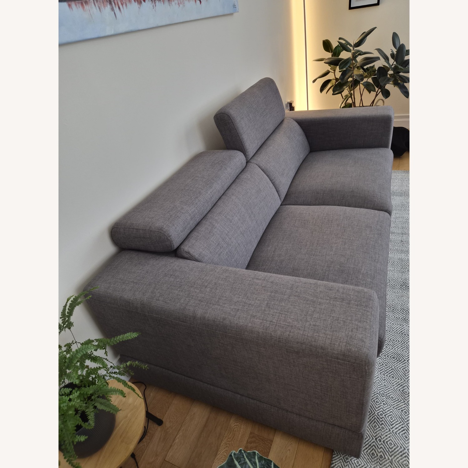 Altea Dark Gray Fabric 2 Seater Sofa - image-5