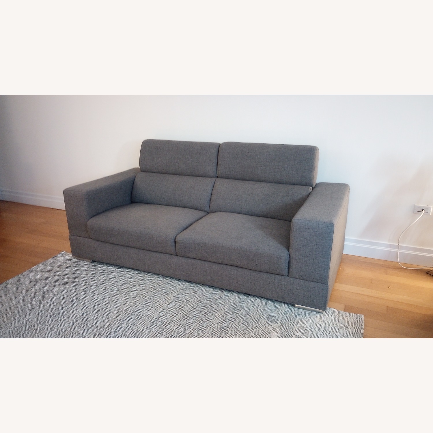 Altea Dark Gray Fabric 2 Seater Sofa - image-2