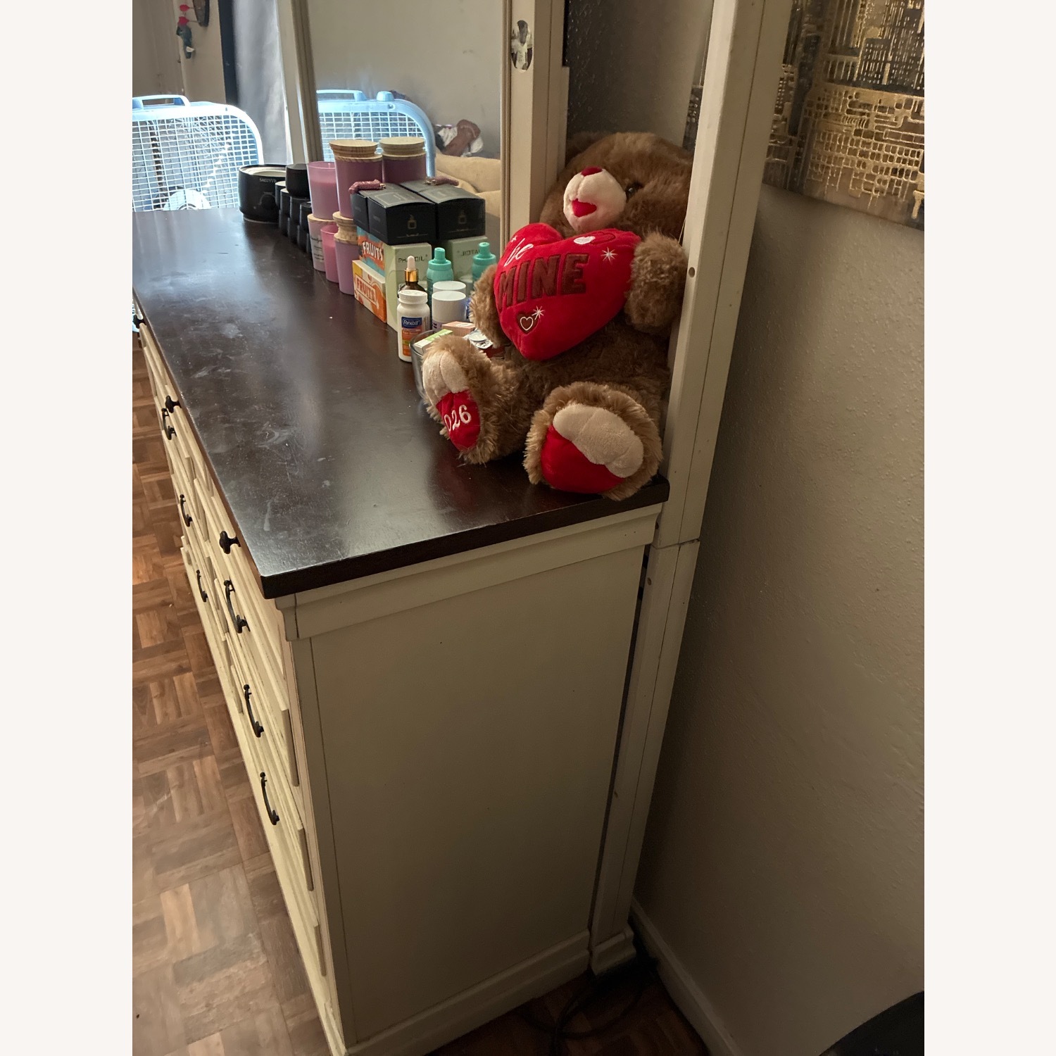 Ashley Furniture Bolanburg White Wood Dresser - image-3