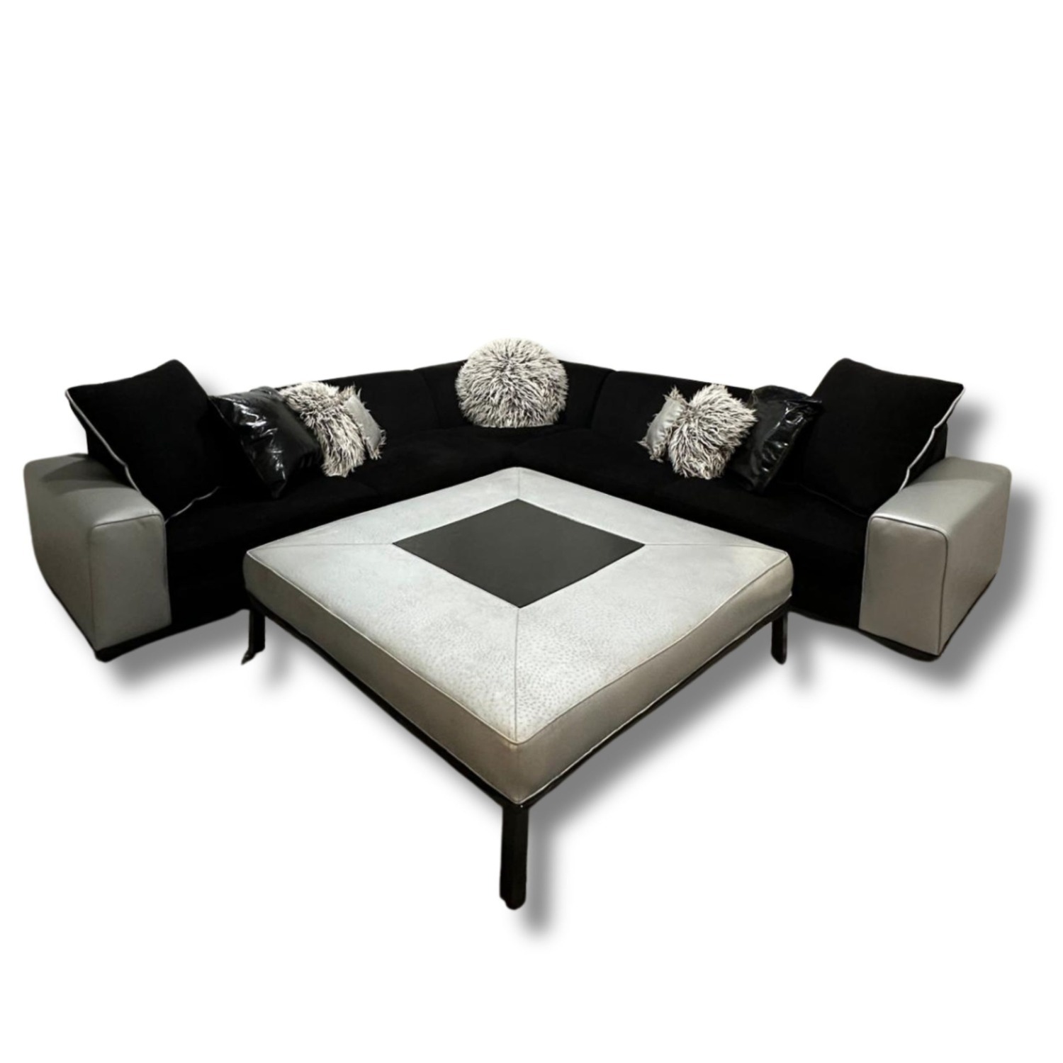 Mid-Century Modern Sectional L-Shape Sofa - image-2