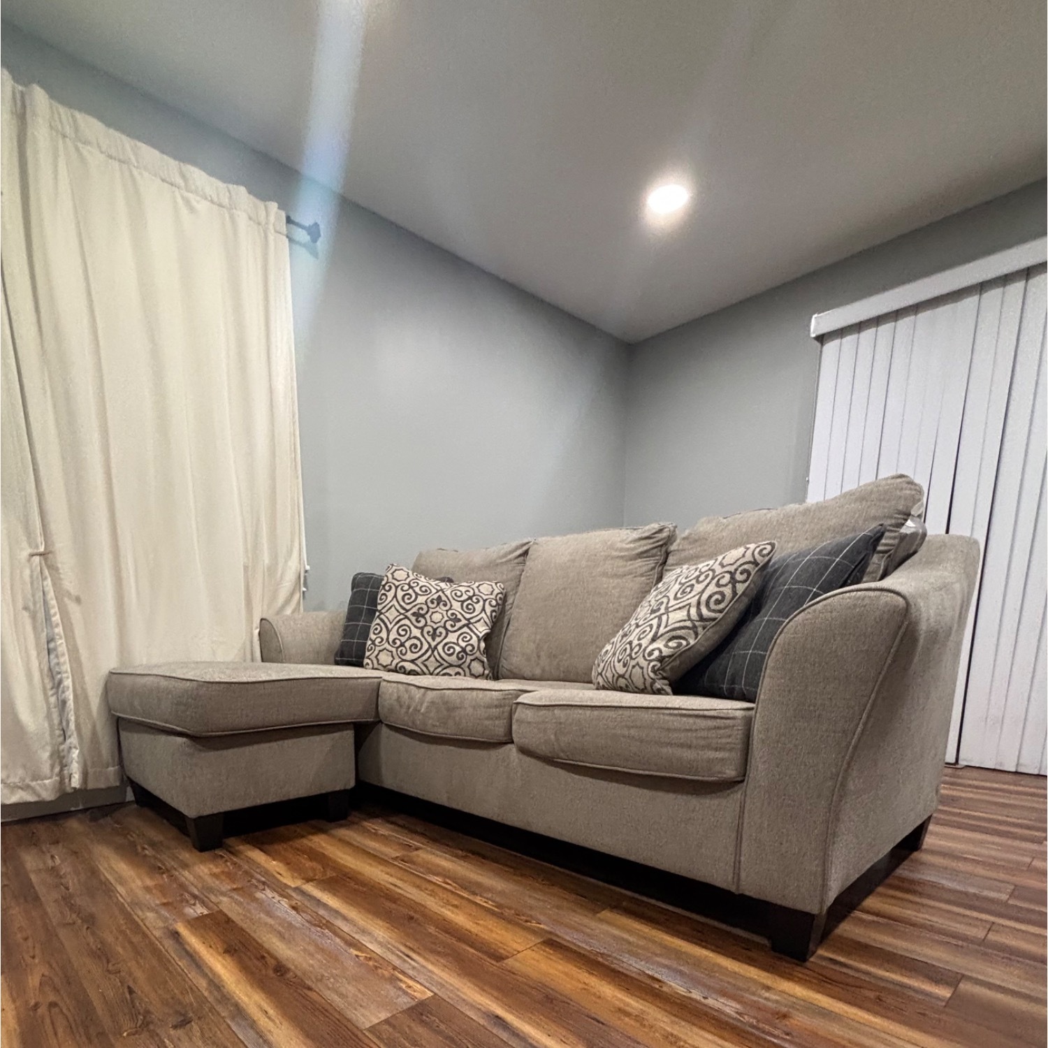 Ashley Furniture Kestrel Natural Fabric 3+ Seater Sofa - image-2