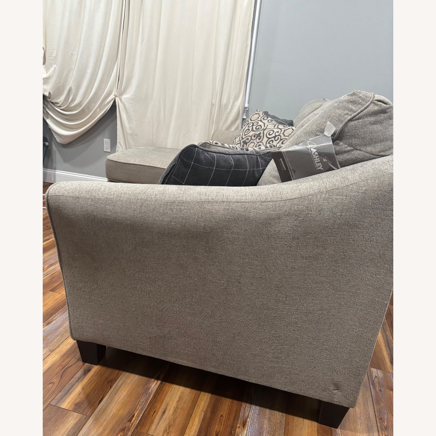 Ashley Furniture Kestrel Natural Fabric 3+ Seater Sofa - image-3