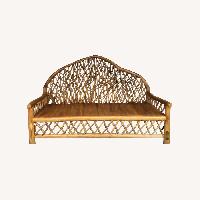 Coastal Boho Mahogany Daybed