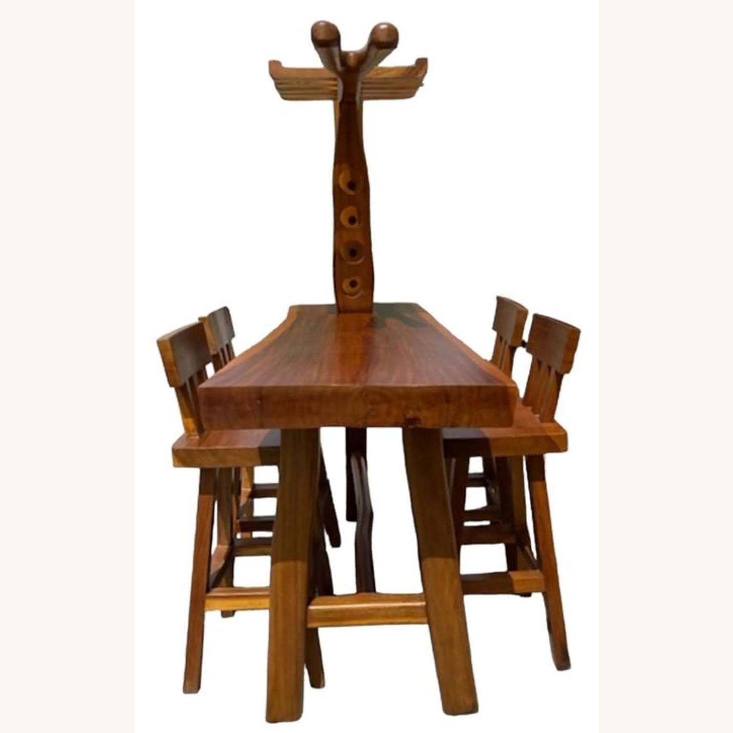 Indoor/Outdoor Teak Pub Table Set - image-4