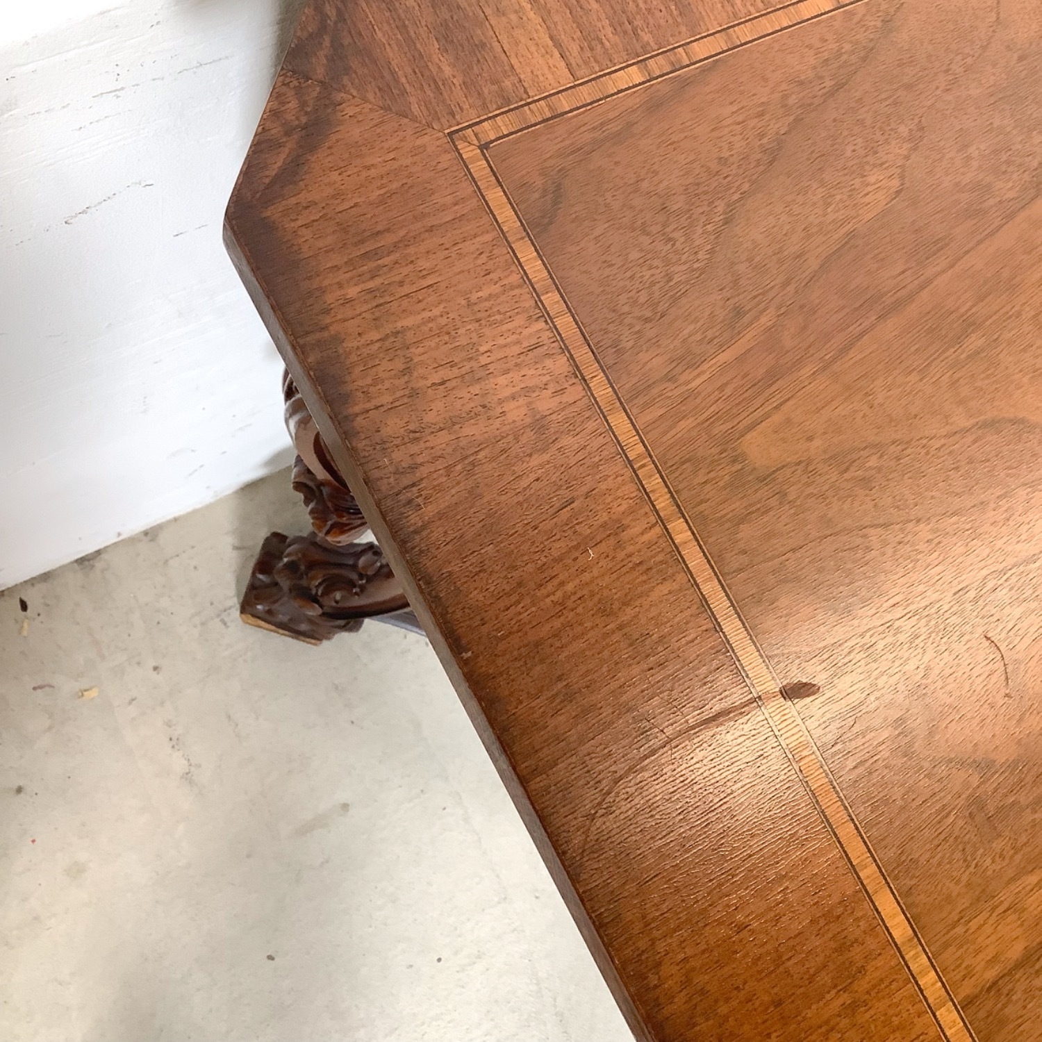 Carved Renaissance Revival 72” Dining Table - image-20