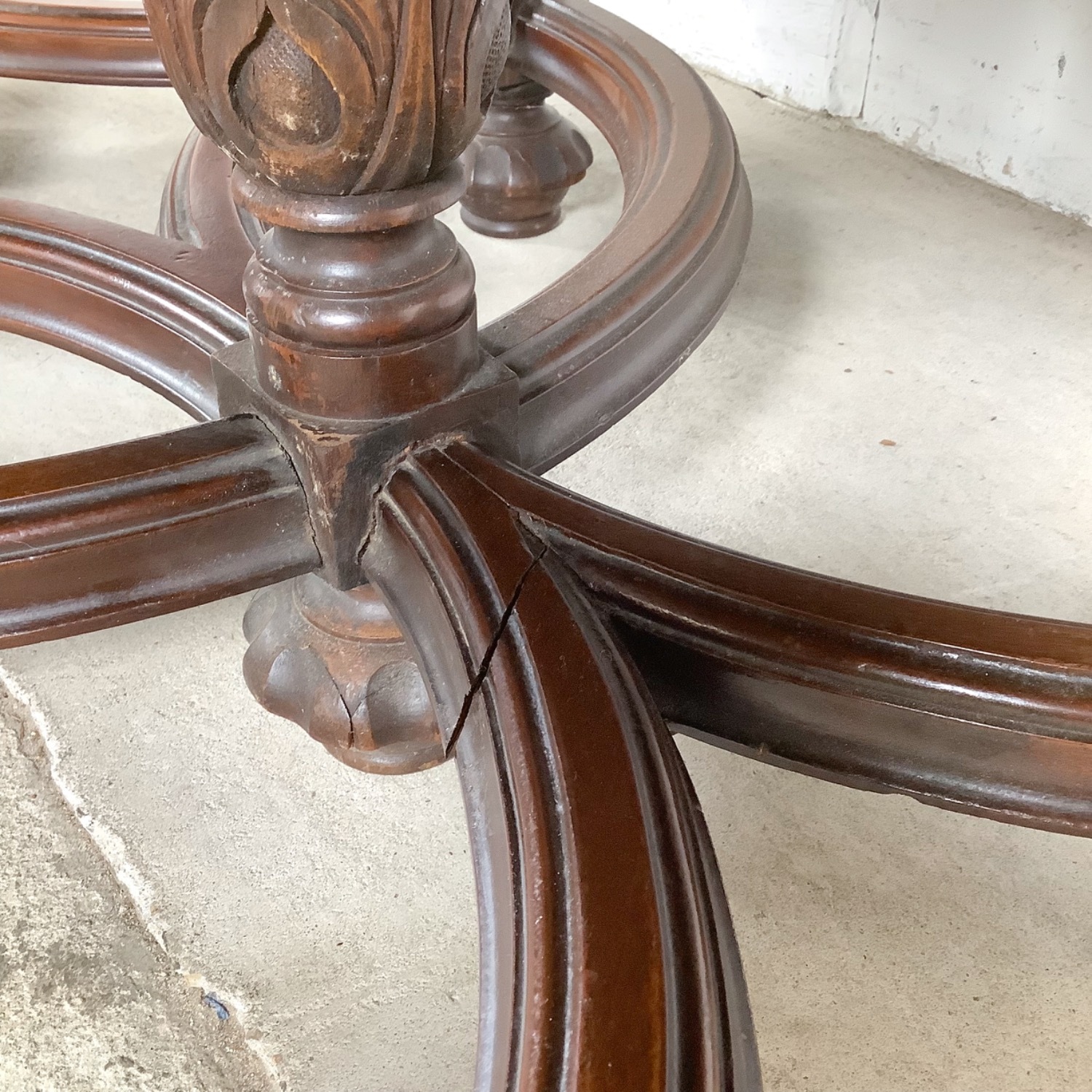 Carved Renaissance Revival 72” Dining Table - image-17