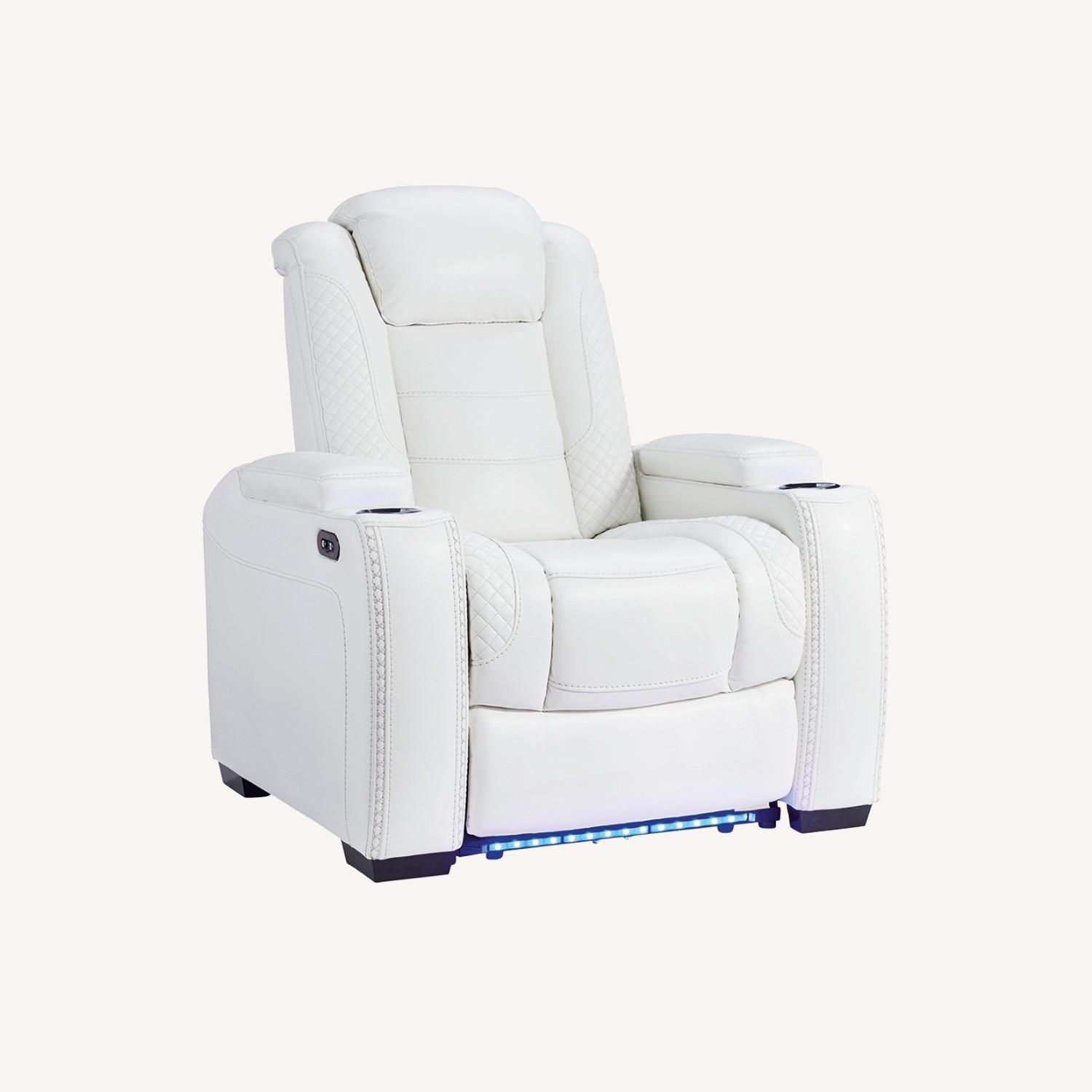 Ashley Furniture Party Time Dual Power Recliner - image-0