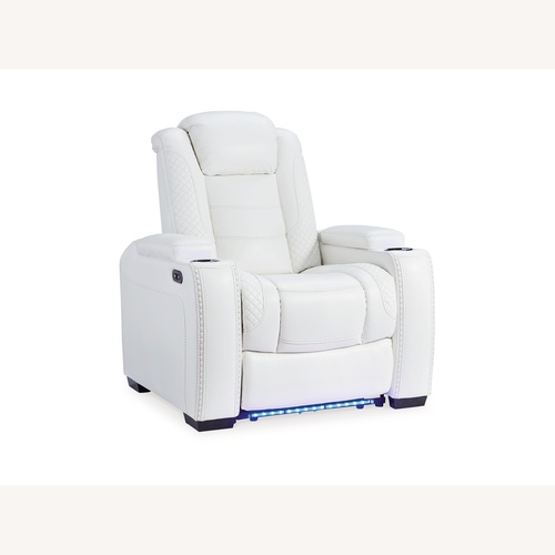 Used Ashley Furniture Party Time Dual Power Recliner for sale on AptDeco