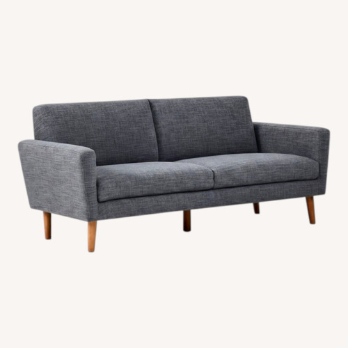 Used West Elm Oliver Dark Gray 2 Seater Sofa for sale on AptDeco