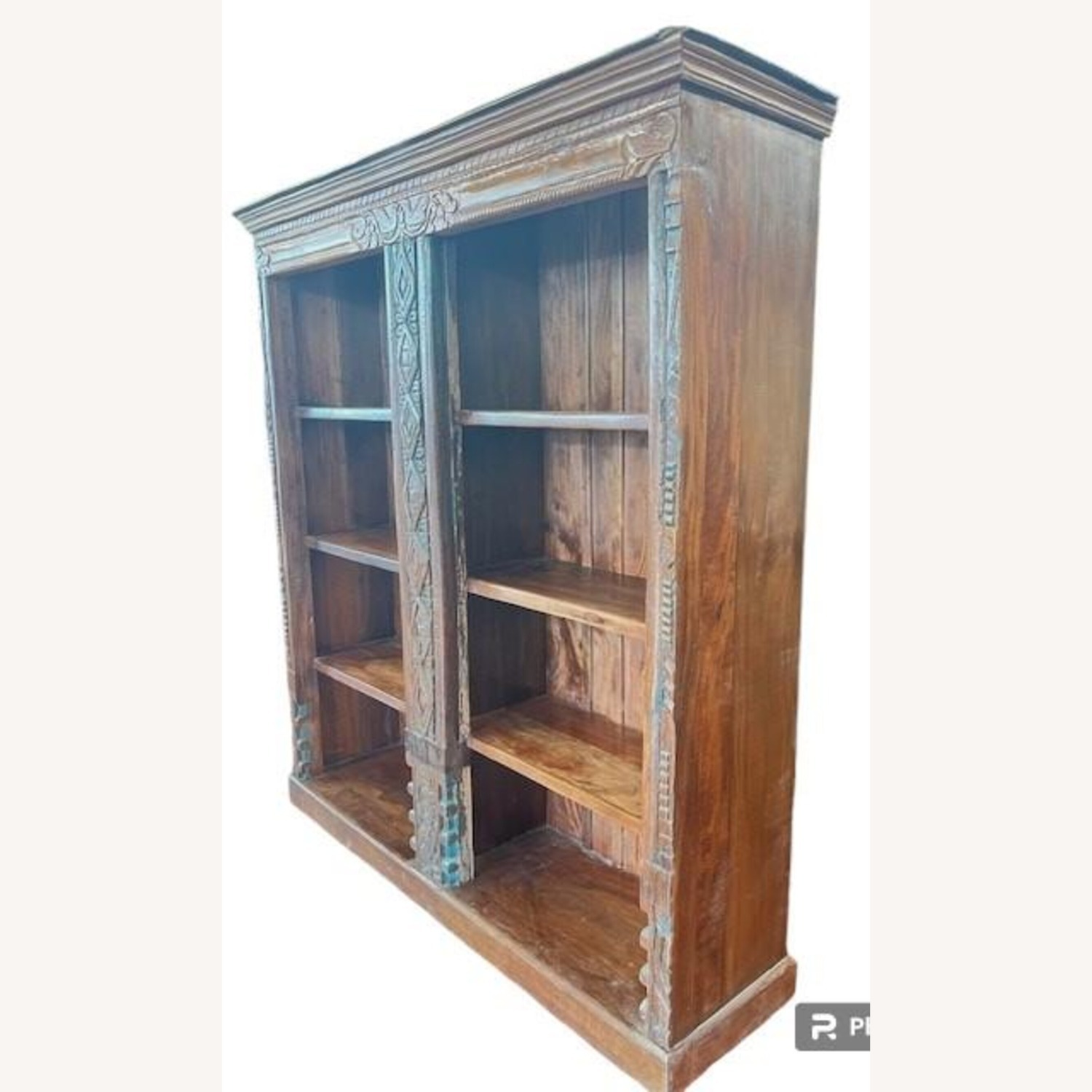 Rustic Solid Wood Repurposed Display Cabinet - image-4